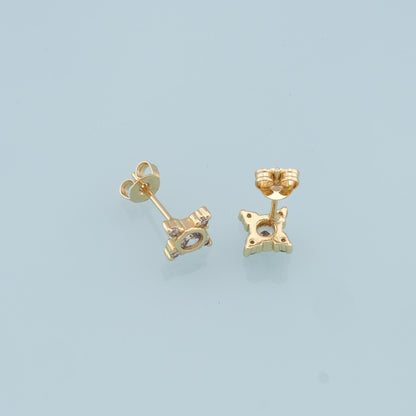 1pair 18K Gold Filled Star Earrings,Gold Earrings,Dainty Earrings