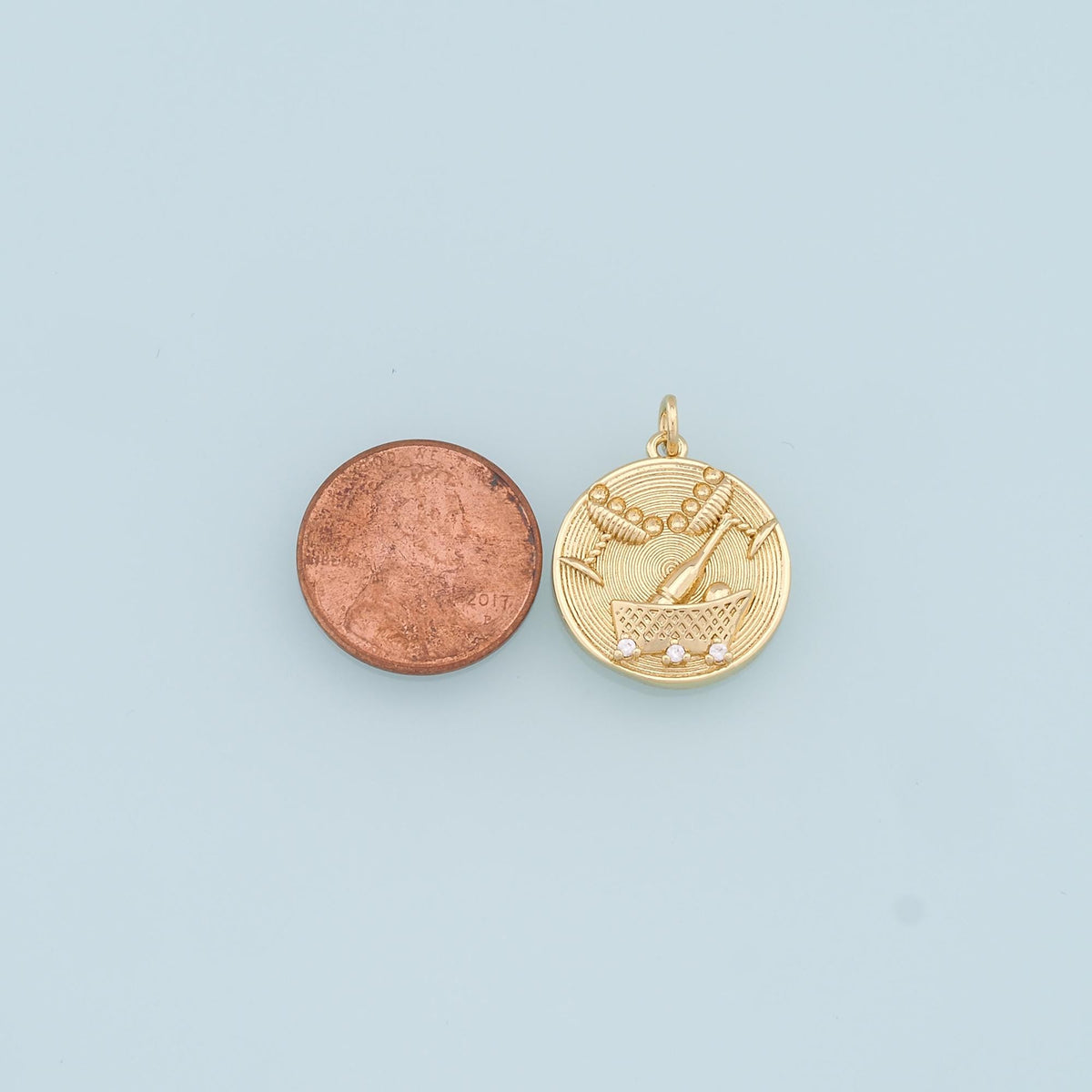 Gold Wine Glass Charms,18K Gold Filled Wine Glass Pendant,Champagne Charm Bracelet Necklace for DIY Jewelry Making Supply