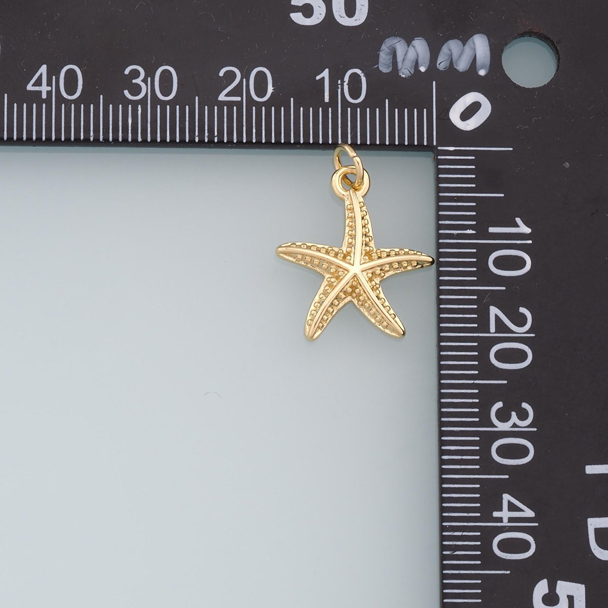 18K Gold Filled Star Charm Pendant for Jewelry Making