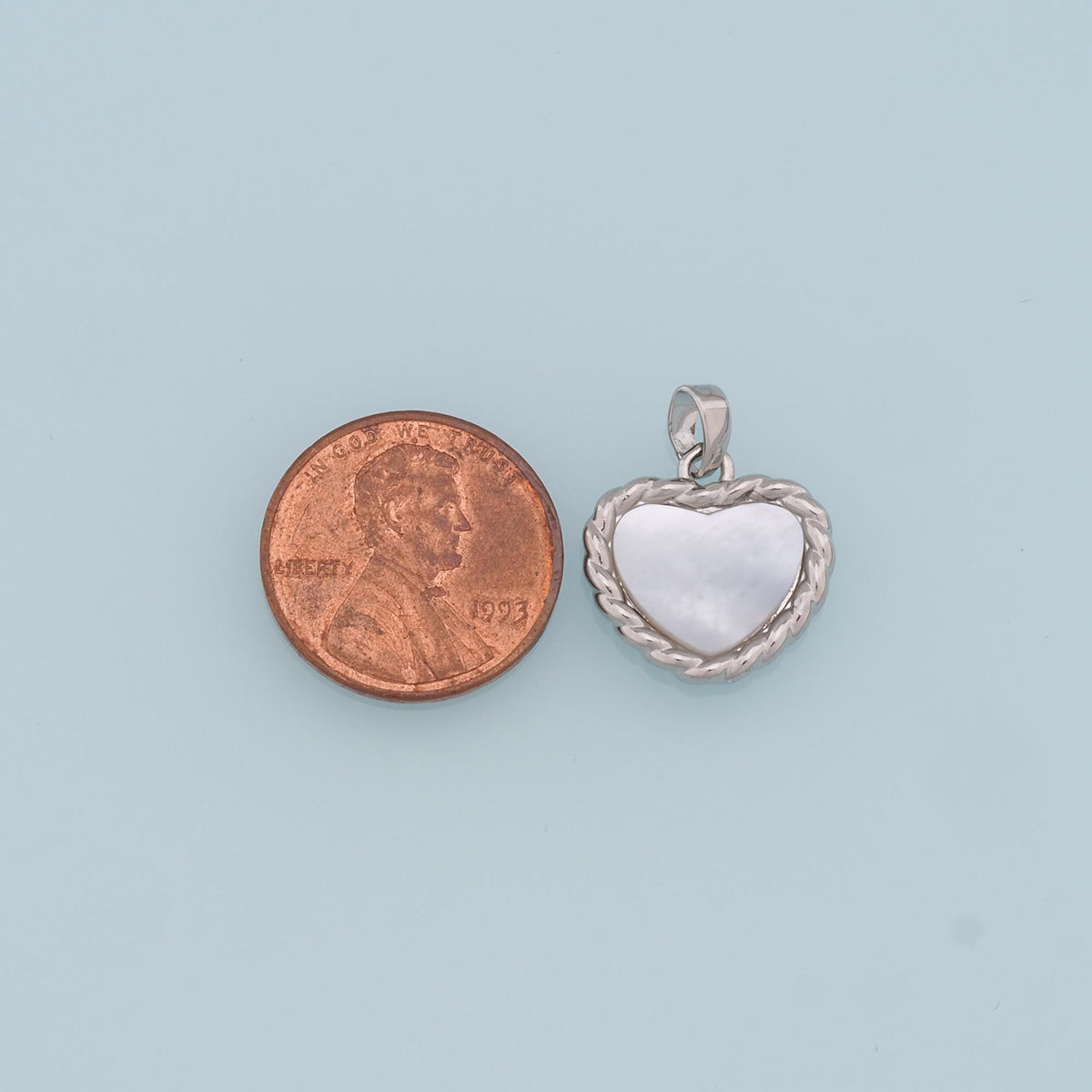 Gold Heart Charms,18K Gold Filled Shell Heart Pendant,Heart Charm Bracelet Necklace for DIY Jewelry Making Supply