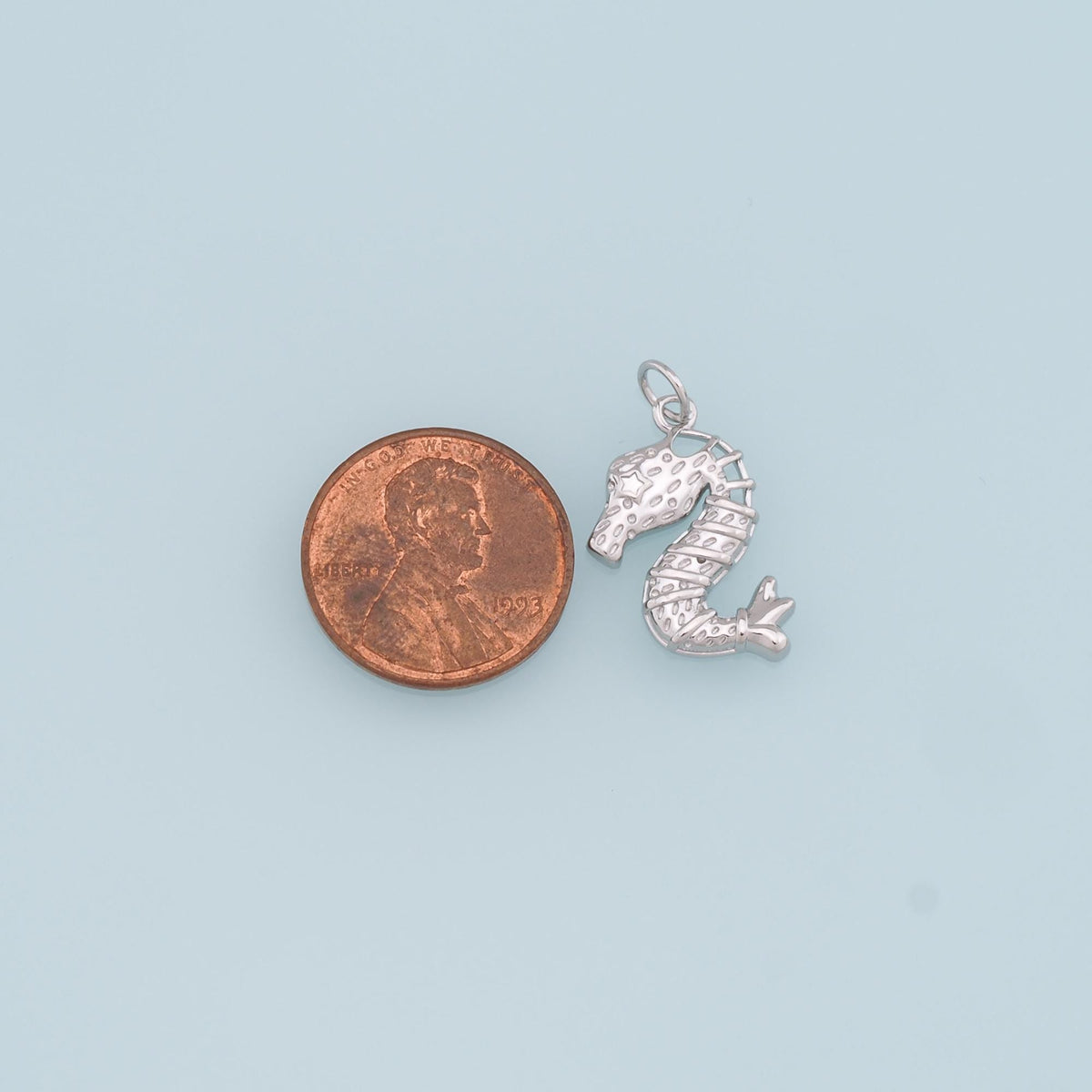 Gold Seahorse Charms,18K Gold Filled Seahorse Pendant,Silver Seahorse Charm Bracelet Necklace for DIY Jewelry Making Supply