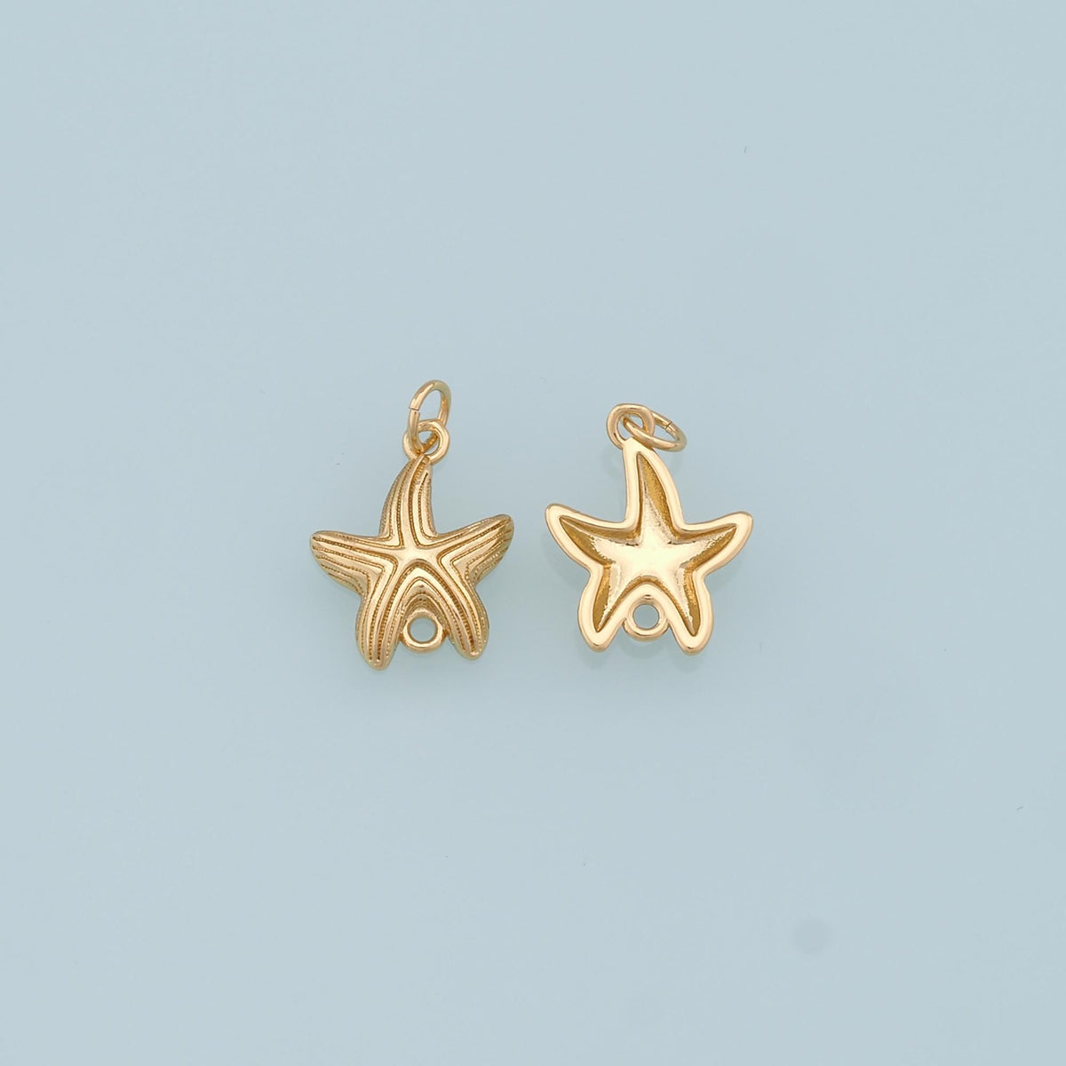 18K Gold Filled Star Charm Pendant for Jewelry Making