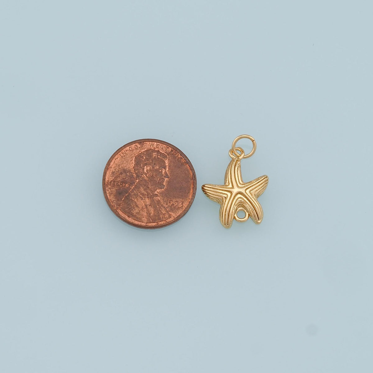18K Gold Filled Star Charm Pendant for Jewelry Making
