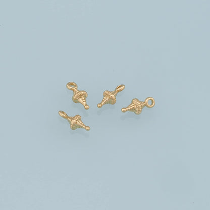 18K Gold Filled Hand Charm Pendant for Jewelry Making
