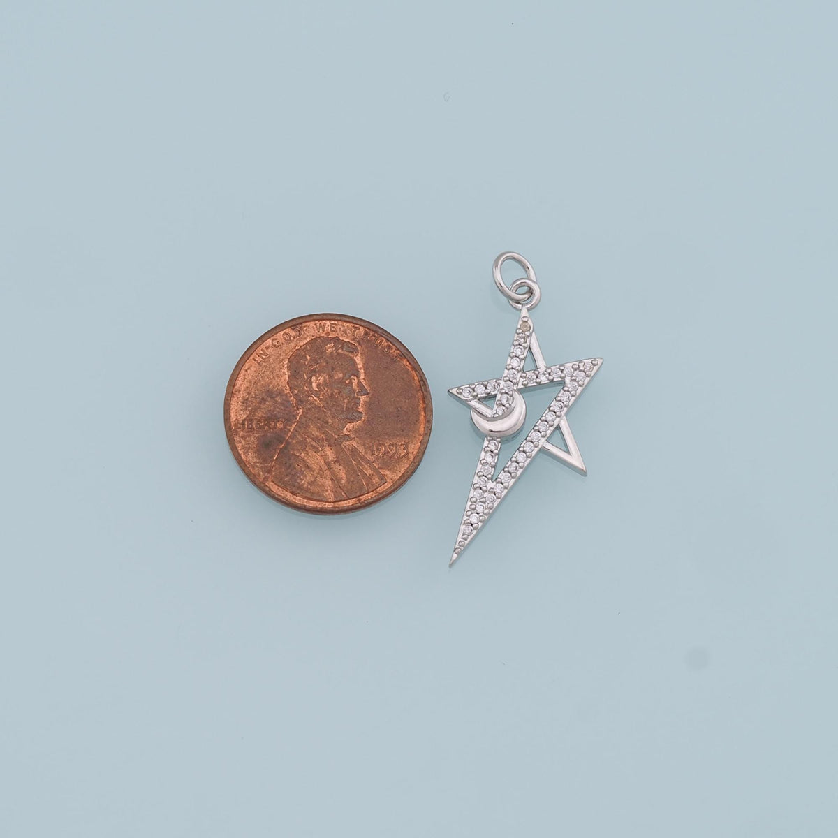 18K Gold Filled Star Charm Pendant for Jewelry Making