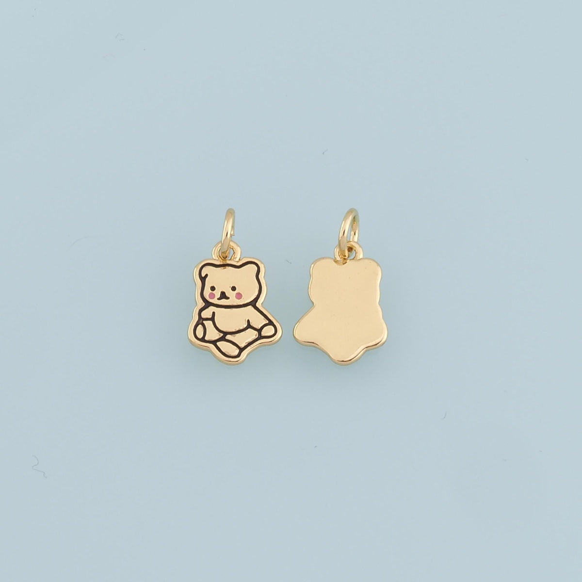 18K Gold Filled Hand Charm Pendant for Jewelry Making