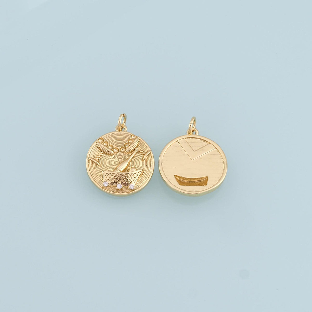 Gold Wine Glass Charms,18K Gold Filled Wine Glass Pendant,Champagne Charm Bracelet Necklace for DIY Jewelry Making Supply
