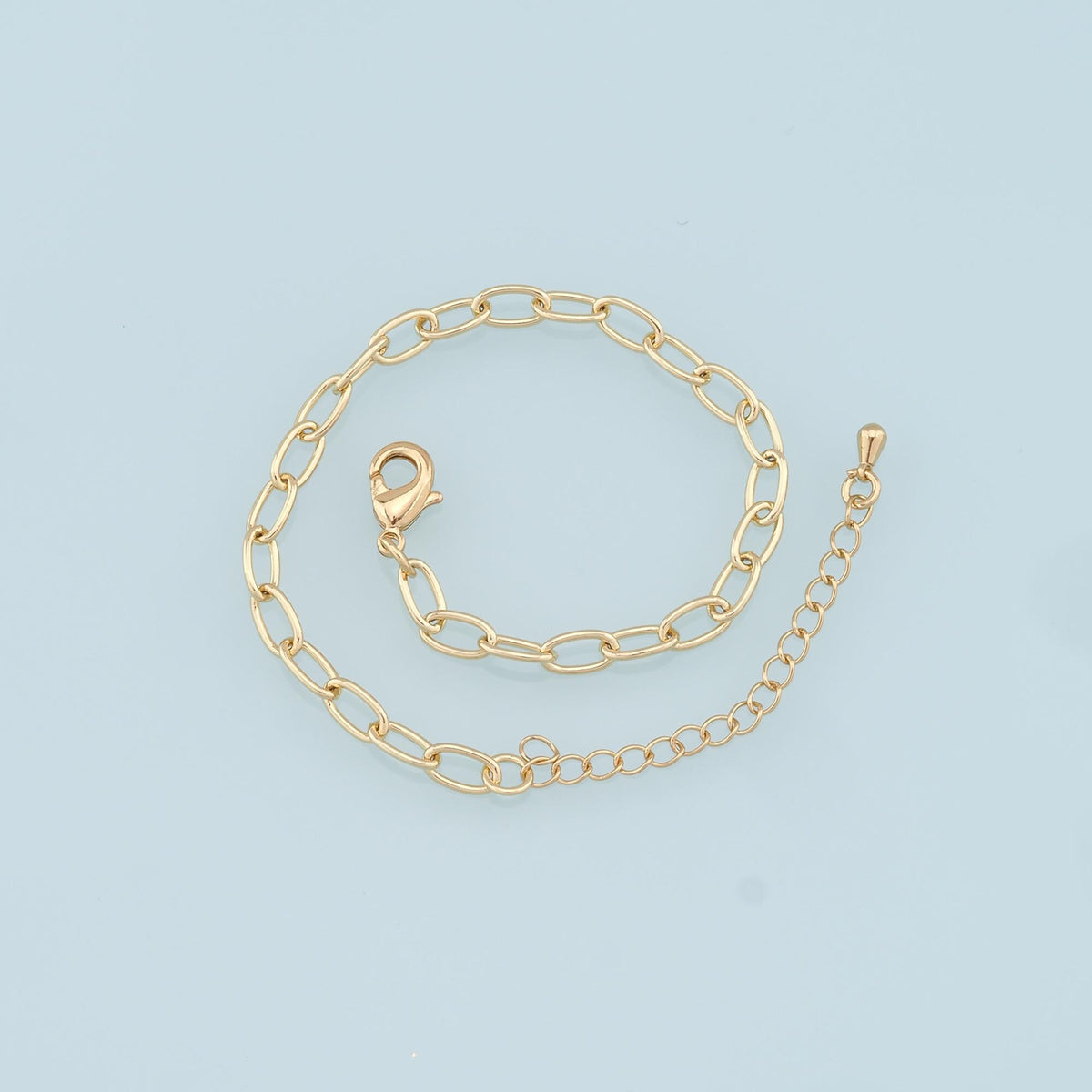 18K Gold Filled Oval Jewelry Chain 2 cm for Jewelry Making