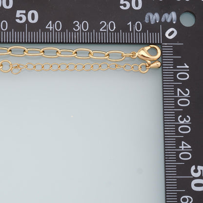 18K Gold Filled Oval Jewelry Chain 2 cm for Jewelry Making