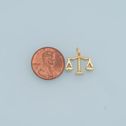 18K Gold Filled Star Charm Pendant for Jewelry Making