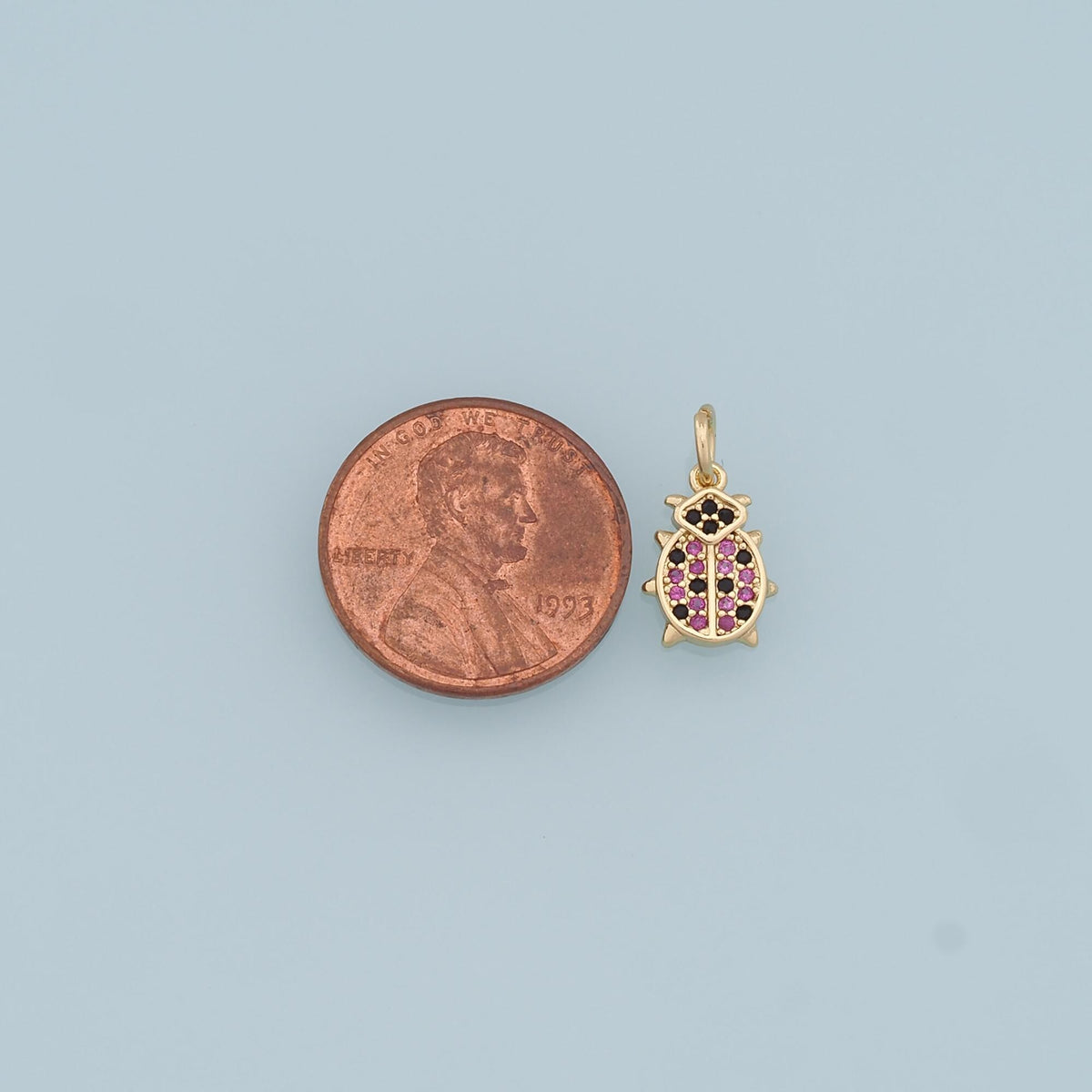 Gold beetle Connector Charms,18K Gold Filled CZ Micro Pave beetle Pendant,beetle Charm Bracelet Necklace for DIY Jewelry Maki