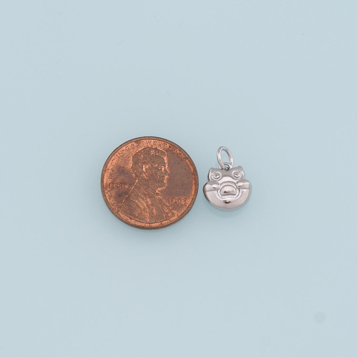 18K Gold Filled Cat Charm Pendant for Jewelry Making