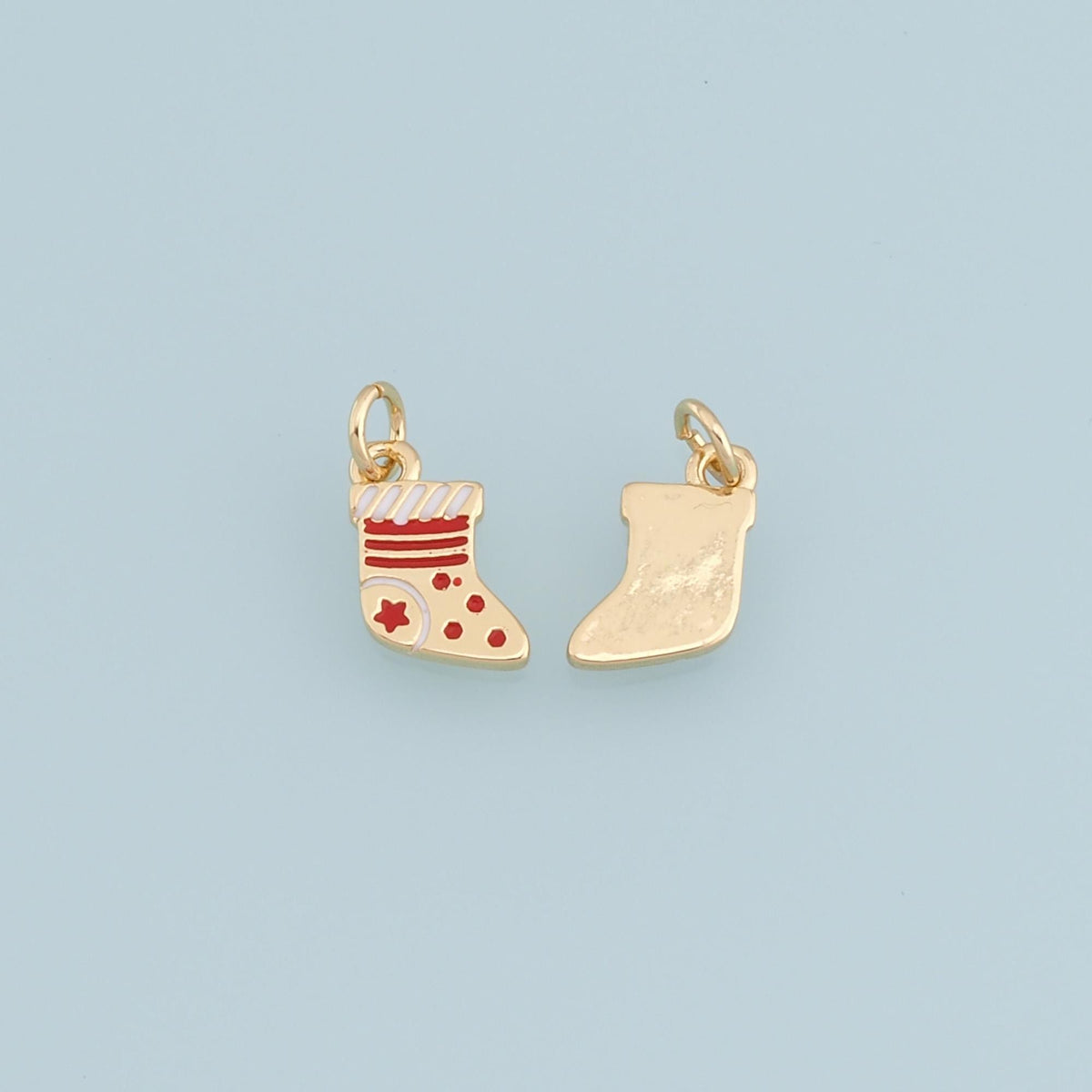 18K Gold Filled Hand Charm Pendant for Jewelry Making