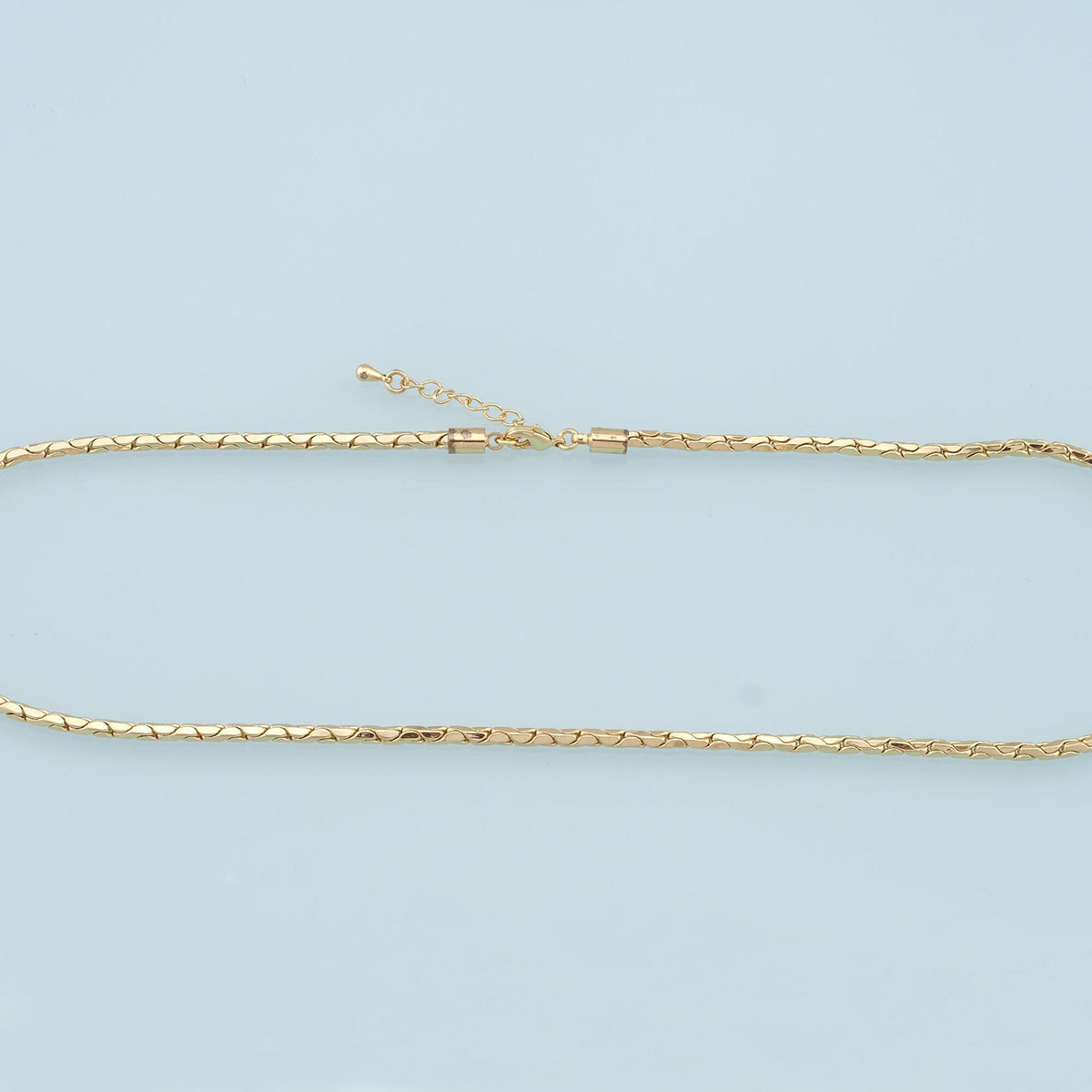 18K Gold Filled Snake Snake Chain 2 in, 3.5 mm for Jewelry Making