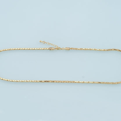 18K Gold Filled Snake Snake Chain 2 in, 3.5 mm for Jewelry Making