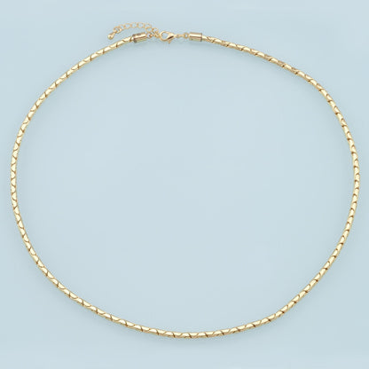18K Gold Filled Snake Snake Chain 2 in, 3.5 mm for Jewelry Making