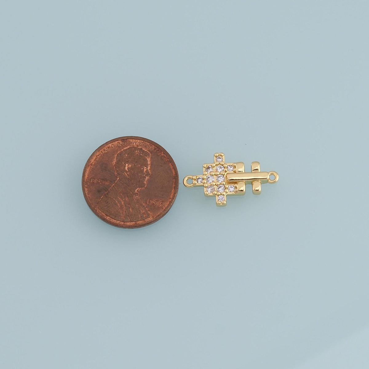 Gold Puzzle Connector Charms,18K Gold Filled Puzzle Pendant,Silver Puzzle Charm Bracelet Necklace for DIY Jewelry Making Supp