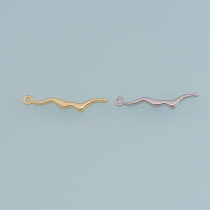18K Gold Filled Hand Charm Pendant for Jewelry Making