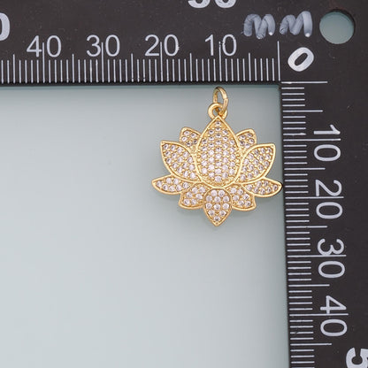 18K Gold Filled Hand Charm Pendant for Jewelry Making