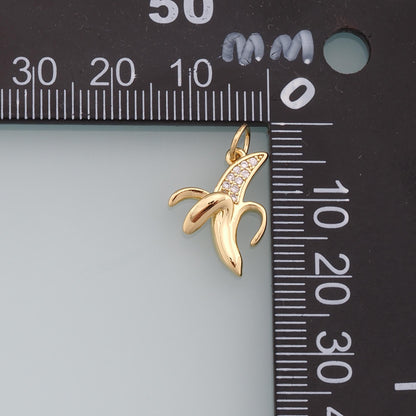 18K Gold Filled Hand CZ Charm Pendant for Jewelry Making