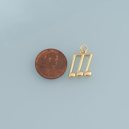 18K Gold Filled Hand Charm Pendant for Jewelry Making