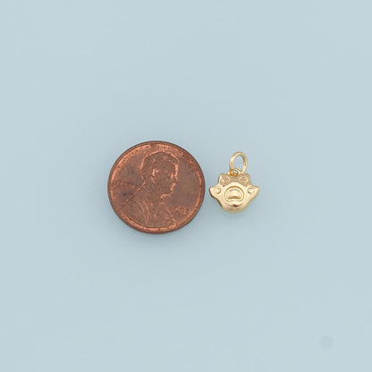 Gold Tiny Paw Charms,18K Gold Filled Cat Paw Pendant,Dog Paw Charm Bracelet Necklace for DIY Jewelry Making Supply