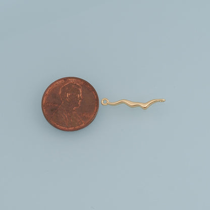 18K Gold Filled Hand Charm Pendant for Jewelry Making