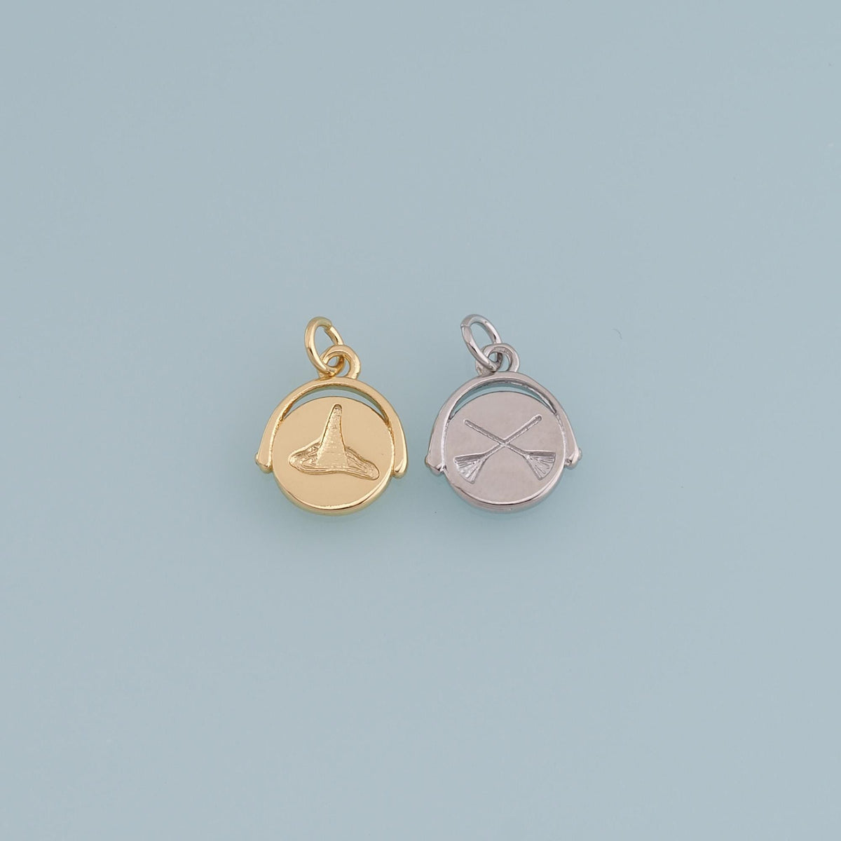 18K Gold Filled Hand Charm Pendant for Jewelry Making