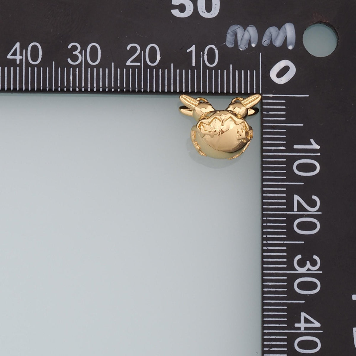 Gold Rabbit Charms,18K Gold Filled Rabbit Pendant,Animal Charm Bracelet Necklace for DIY Jewelry Making Supply