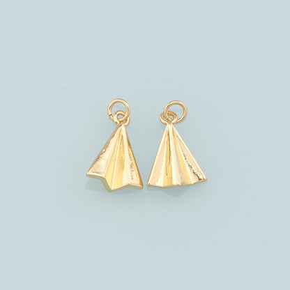 18K Gold Filled Charm Pendant for Jewelry Making