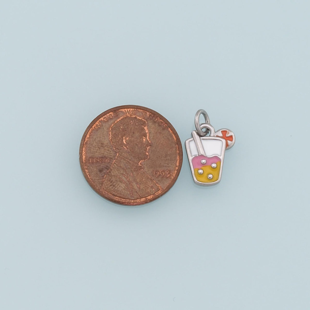 18K Gold Filled Hand CZ Charm Pendant for Jewelry Making