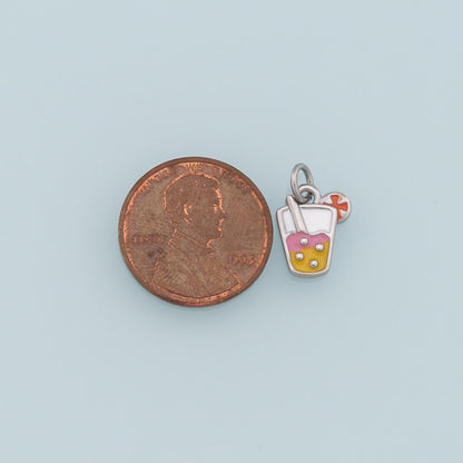 18K Gold Filled Hand CZ Charm Pendant for Jewelry Making
