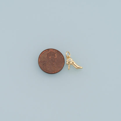Gold High Heel Charms,18K Gold Filled High Heel Pendant,Stiletto Heels Charm Bracelet Necklace for DIY Jewelry Making Supply