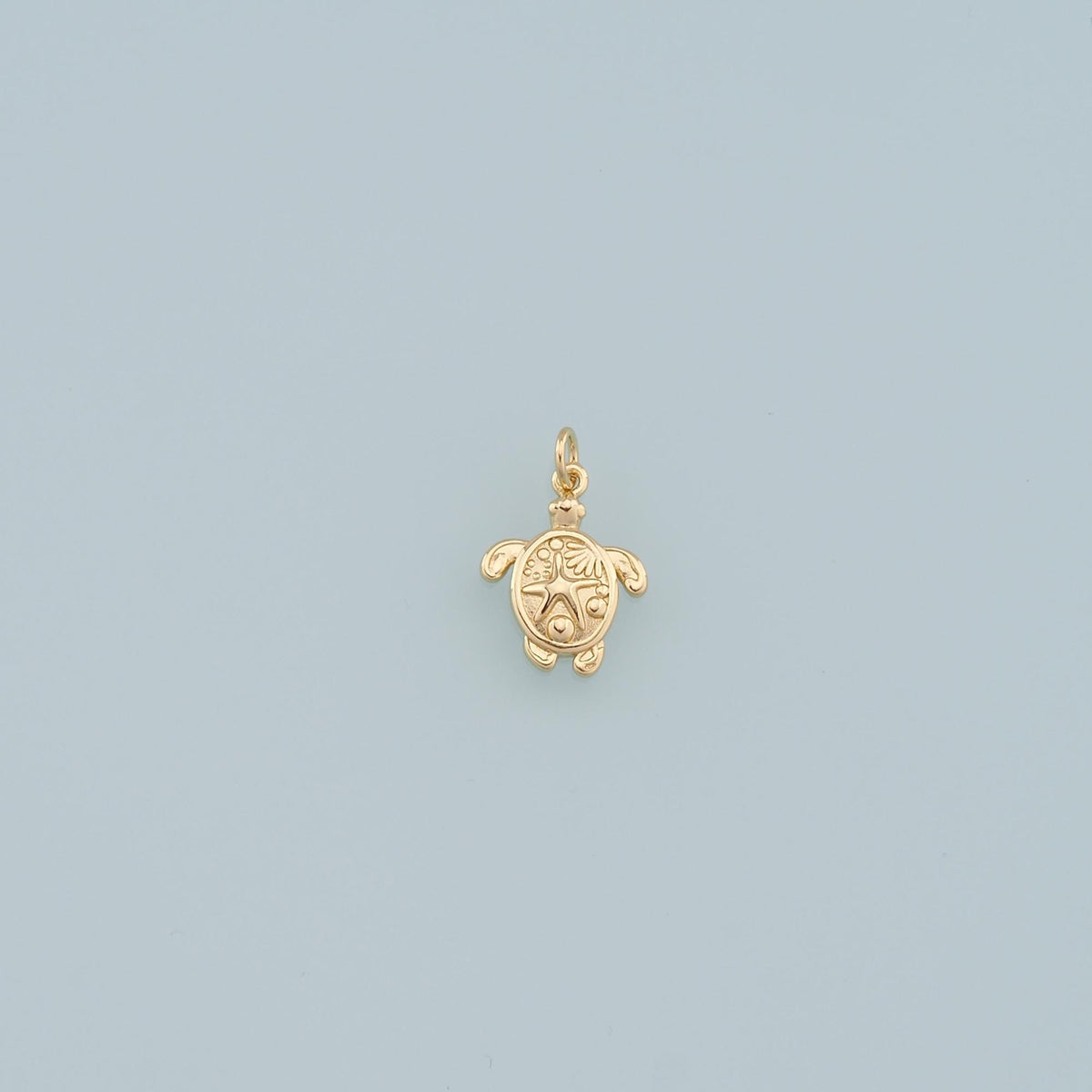 Gold Turtle Charms,18K Gold Filled Turtle Pendant,Turtle Charm Bracelet Necklace for DIY Jewelry Making Supply