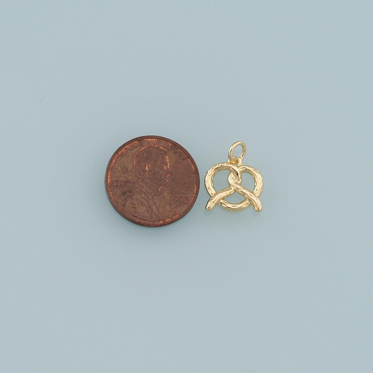 Gold Heart Charms,18K Gold Filled Heart Pendant,Heart Charm Bracelet Necklace for DIY Jewelry Making Supply