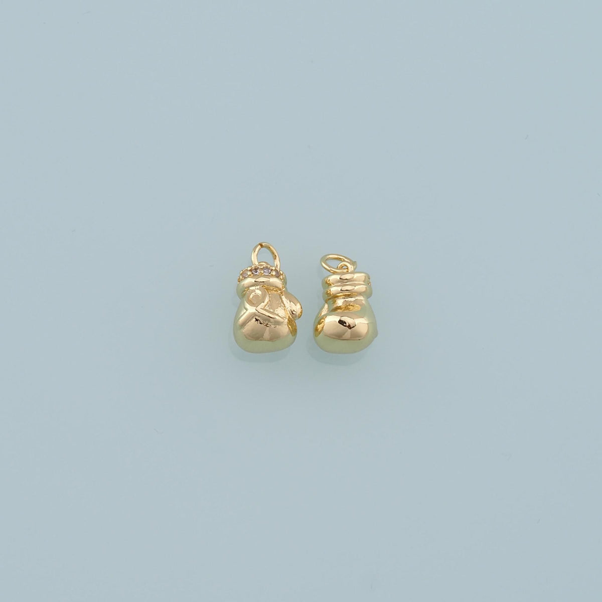 18K Gold Filled Love Charm Pendant for Jewelry Making