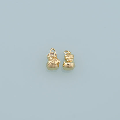 18K Gold Filled Love Charm Pendant for Jewelry Making