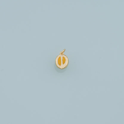 Gold Durian Charms,18K Gold Filled durian Pendant,Fruit Charm Bracelet Necklace for DIY Jewelry Making Supply