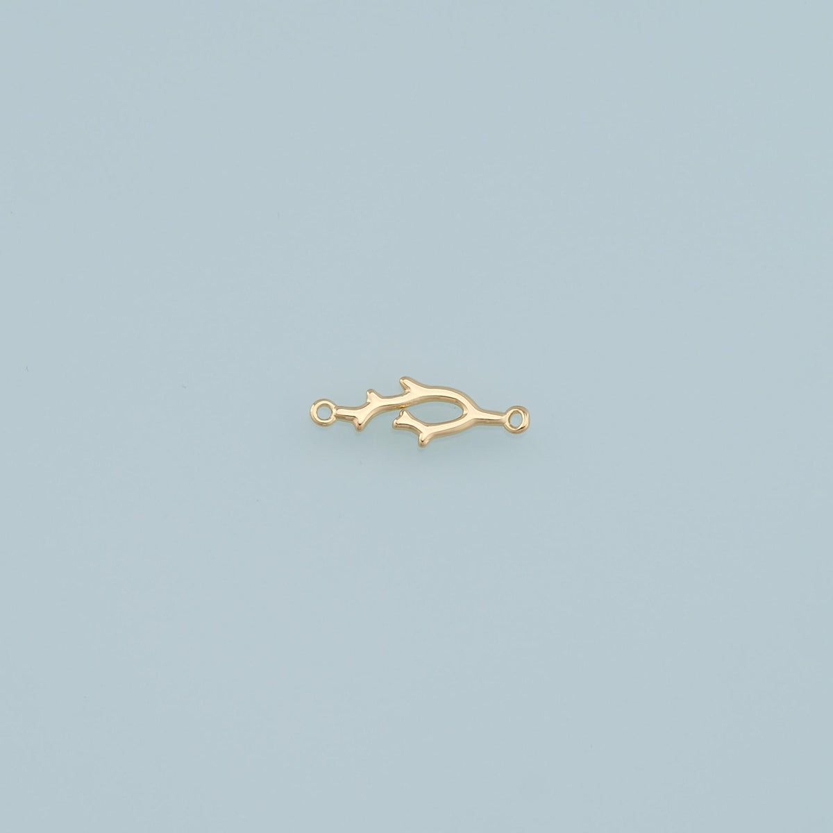 Gold Branches Charms,18K Gold Filled Branches Pendant,Branches Charm Bracelet Necklace for DIY Jewelry Making Supply