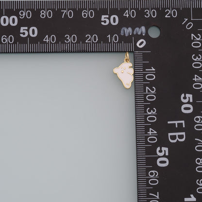 18K Gold Filled Charm Pendant for Jewelry Making