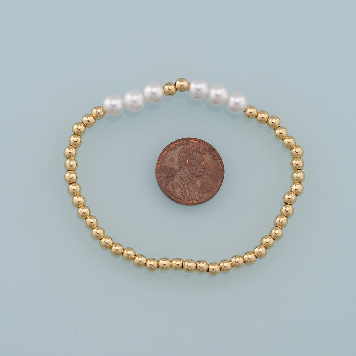18K Gold Filled Hand Pearl Jewelry Chain for Jewelry Making
