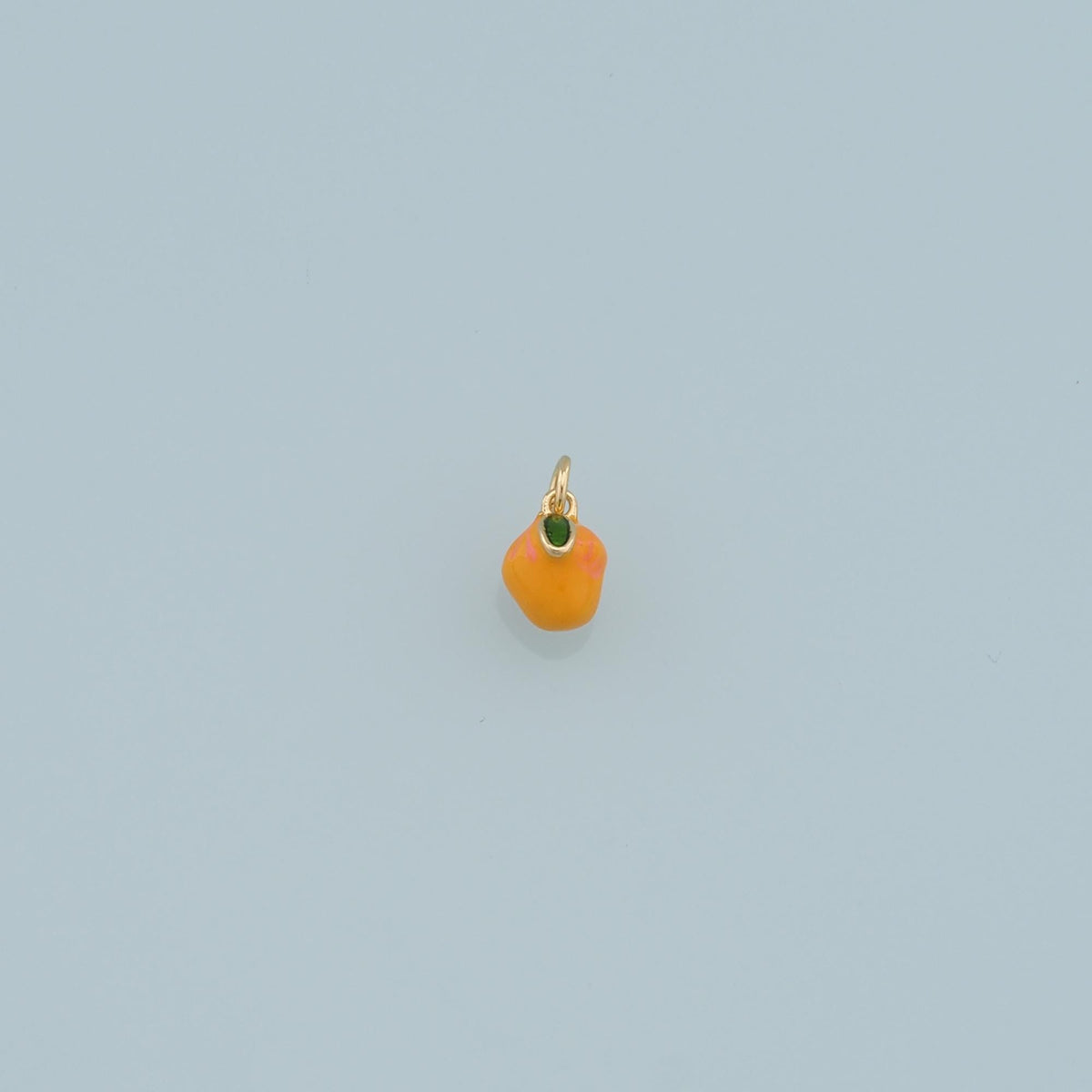 18K Gold Filled Enamel Charm Pendant for Jewelry Making