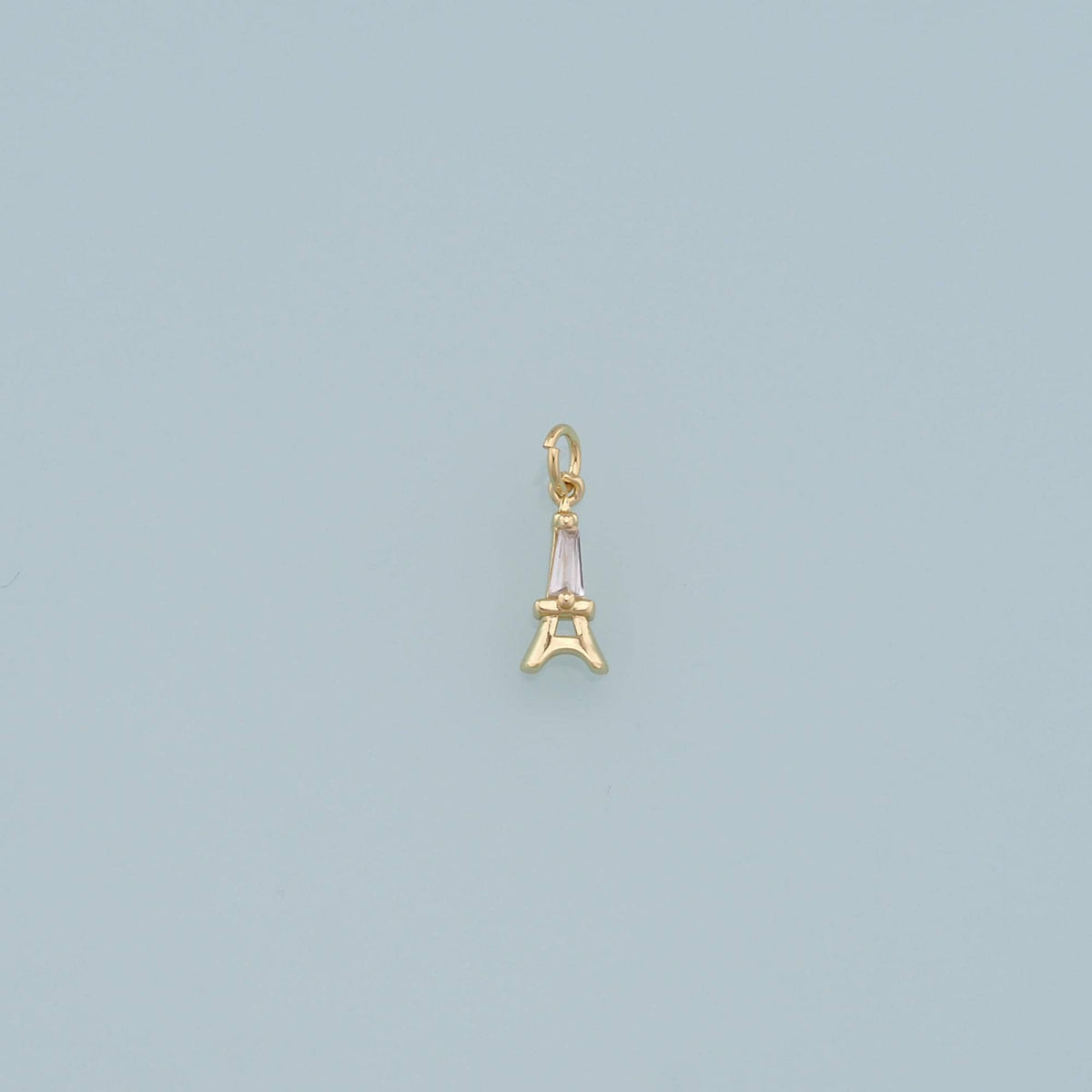 Gold eiffel tower Charms,18K Gold Filled eiffel tower pendant,eiffel tower Charm Bracelet Necklace for DIY Jewelry Making Sup
