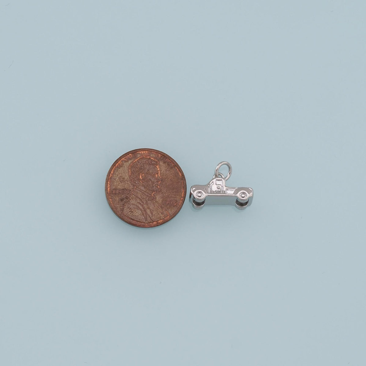 18K Gold Filled Hand CZ Charm Pendant for Jewelry Making
