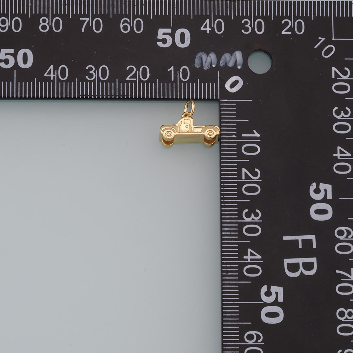 18K Gold Filled Hand CZ Charm Pendant for Jewelry Making
