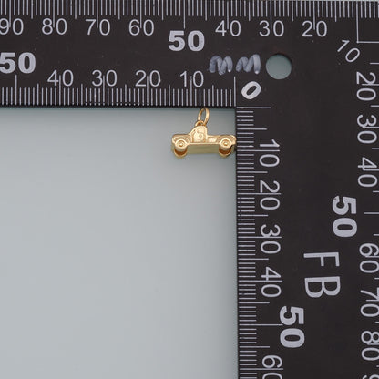 18K Gold Filled Hand CZ Charm Pendant for Jewelry Making