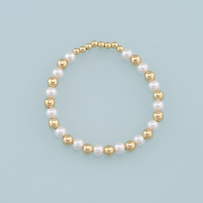 18K Gold Filled Pearl Jewelry Beads 2 cm for Jewelry Making