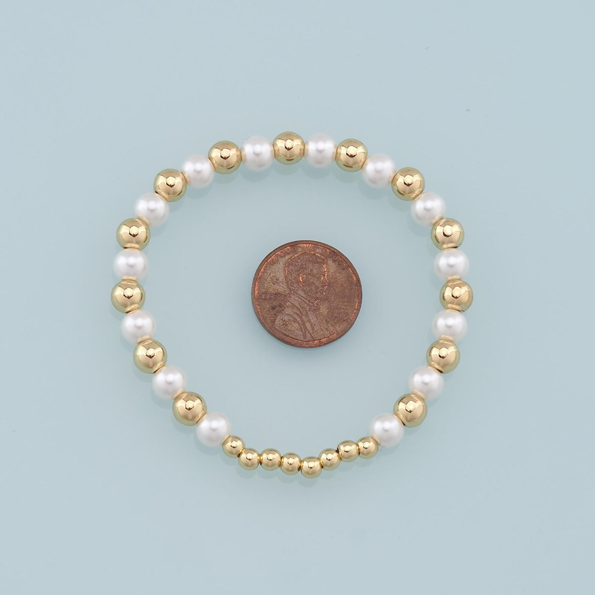 18K Gold Filled Pearl Jewelry Beads 2 cm for Jewelry Making