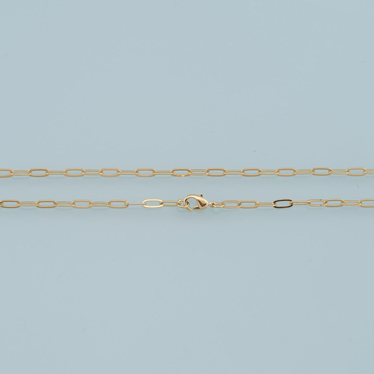 18K Gold Filled Oval Oval Chain 2 in, 16 in for Jewelry Making