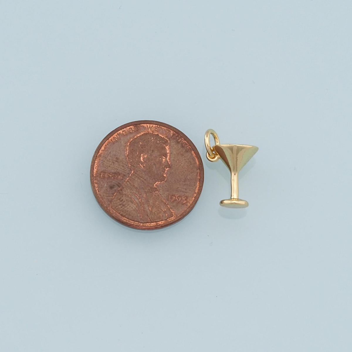 Gold Tiny Wine Glass Charms,18K Gold Filled Wine Glass Pendant,Wine Glass Charm Bracelet Necklace for DIY Jewelry Making Supp